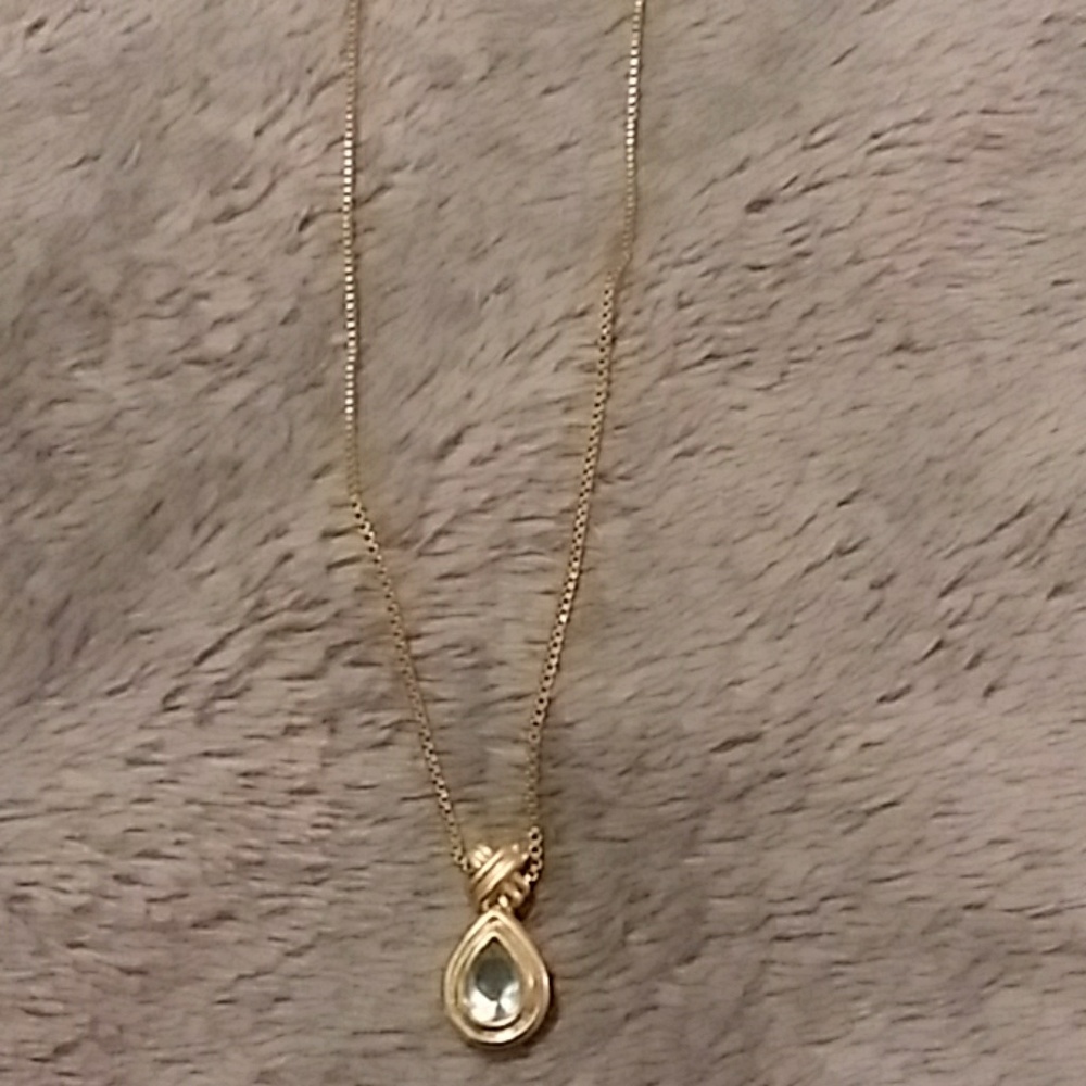 Blue topaz  necklace